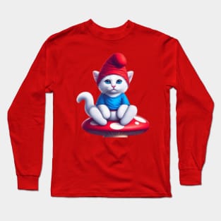 Smurf cat meme, Smurfcat papa, Smurfcat Long Sleeve T-Shirt